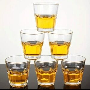Whiskey Glasses Drinking Glass 150 ml  (6 pack)